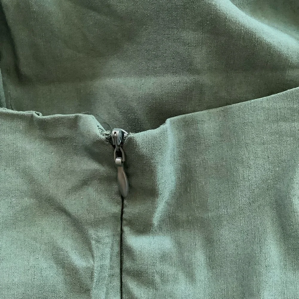 NWT ZARA  Ruched Mini Bodycon Dress Size Small Green - Picture 4 of 11